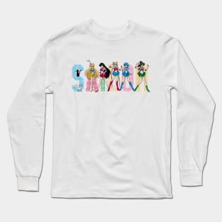Sailor Spice Girls Long Sleeve T-Shirt